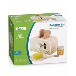 Tοστιέρα Ξύλινη Toaster Set New Classic Toys CT10706