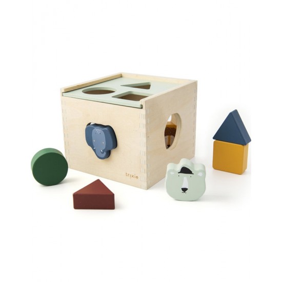 Ξύλινο Παιχνίδι Ταξινόμησης Σχημάτων Wooden Shape Sorter Trixie