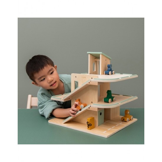 Ξύλινο Πάρκινγκ Mε Aξεσουάρ Wooden Car Park With Accessories Trixie 77822