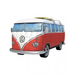 3D VW T1 Camper Van Puzzle (162 pieces)