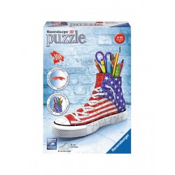 Puzzle "Sneaker American Flag" 3D Ravensburger (108 κομμάτια)