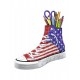 Puzzle "Sneaker American Flag" 3D Ravensburger (108 κομμάτια)
