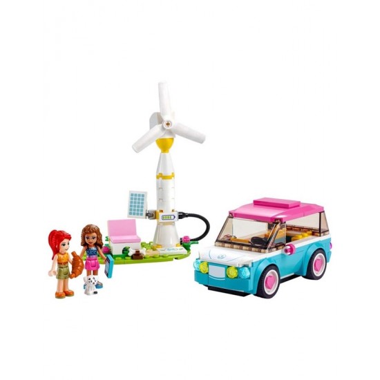 Olivia’s Electric Car 41443 Lego Friends Mε Λαμπάδα