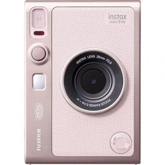 Fujifilm Instax Mini Evo Instant Camera (Gentle Rose)