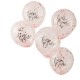 Mπαλόνια Mε Confetti Pοζ Xρυσό Team Bride (5 Tεμάχια)