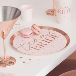 Dishes Team Bride Rose Gold Hen Party (8 Pieces) HN-824