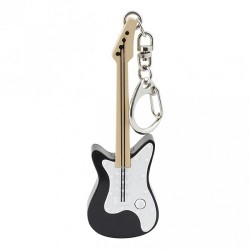 Kikkerland Guitar Keychain (Black)